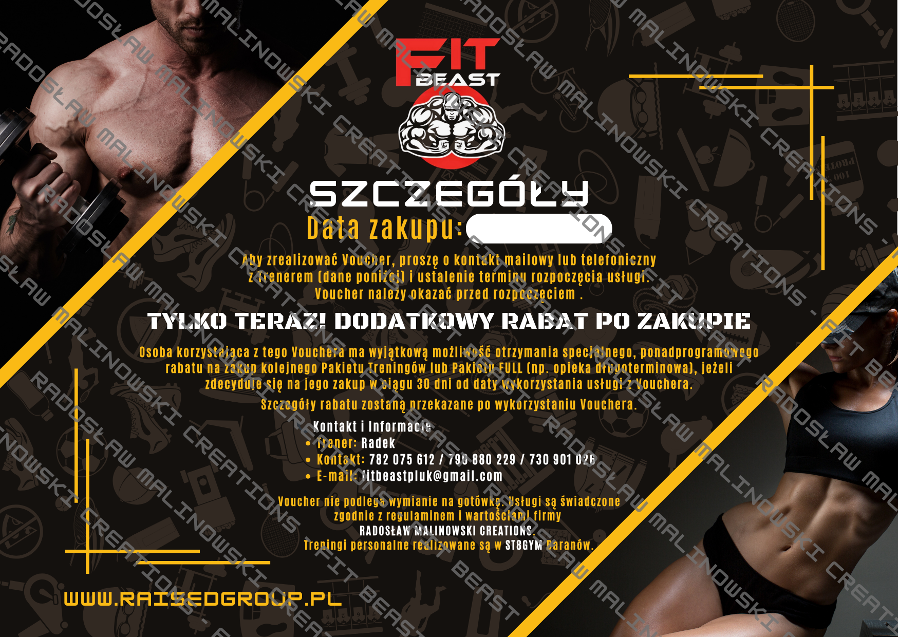 VOUCHER na usługi FIT BEAST - obrazek 2