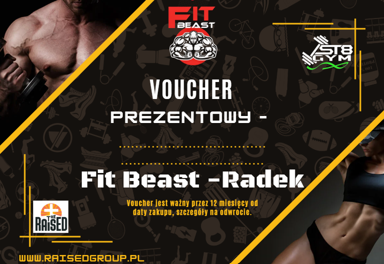 VOUCHER na usługi FIT BEAST