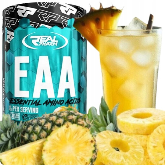 Real Pharm Aminokwasy Eaa 420g - Pineapple - obrazek 2