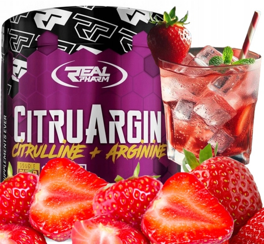 Real Pharm Citruargin 300g - Strawberry - obrazek 4