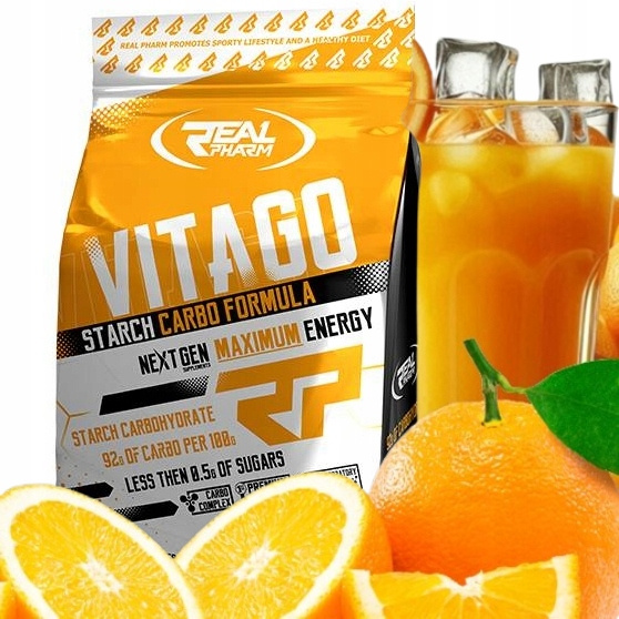 Real Pharm Vita GO 1000g - Orange - obrazek 2