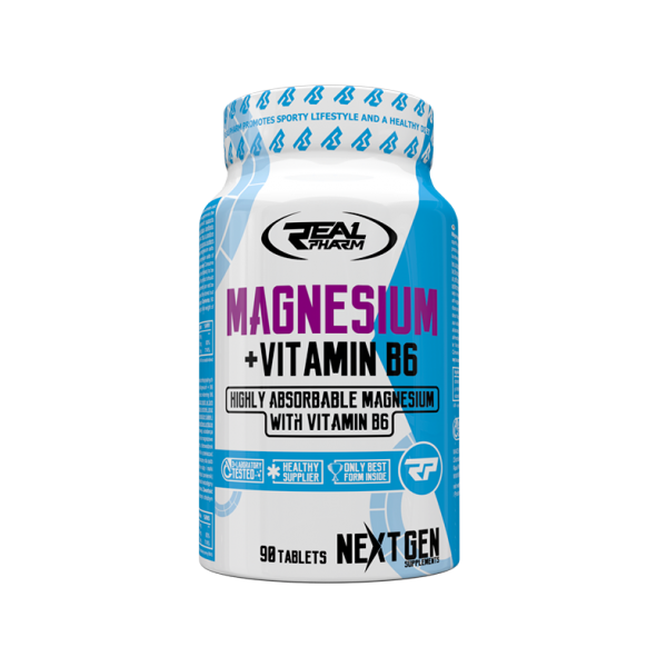Real Pharm Magnesium + B6 Magnez 90 Tabs