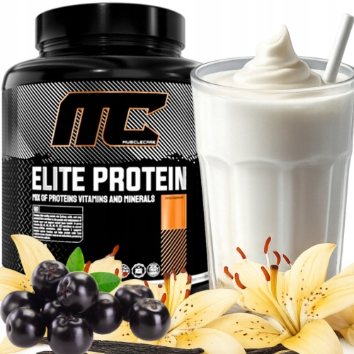 Muscle Care Elite Protein 1800g - Vanilla - obrazek 2