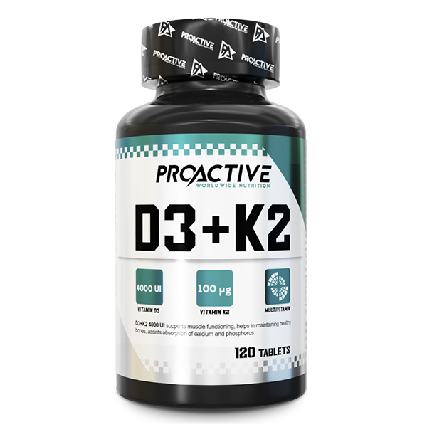 Proactive Witamina Vitamin D3+K2 4000IU 120Tab