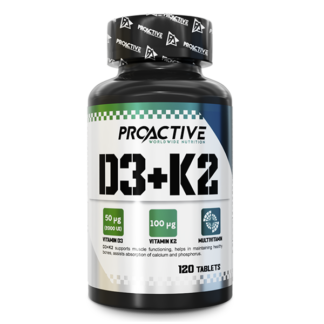Proactive Witamina Vitamin D3+K2 2000IU 120Tab