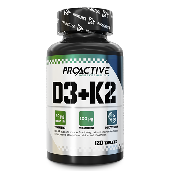 Proactive Witamina Vitamin D3+K2 2000IU 120Tab