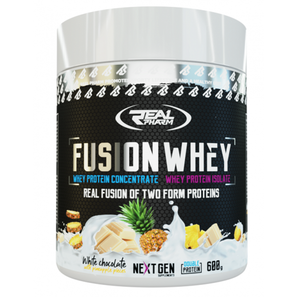 Real Pharm Fusion Whey 600g - Czekolada Mięta z Kawałkami Czekolady - obrazek 2