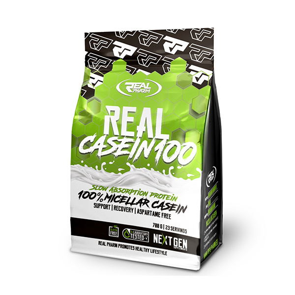 Real Pharm Real Casein 100 Kazeina 700g - Vanilla Berry - obrazek 2