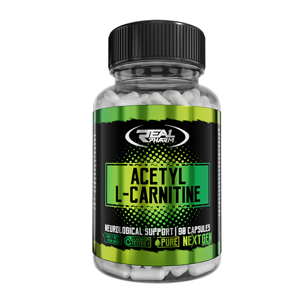 Real Pharm Acetyl L-carnitine Acetylolkarnityna 90kaps