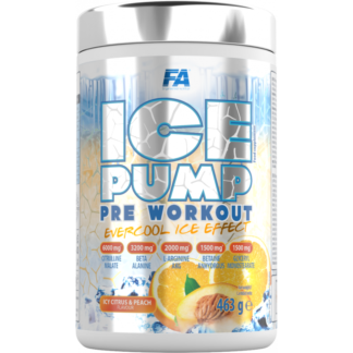 Fitness Authority ICE Pump Pre Workout 463g - Icy citrus peach