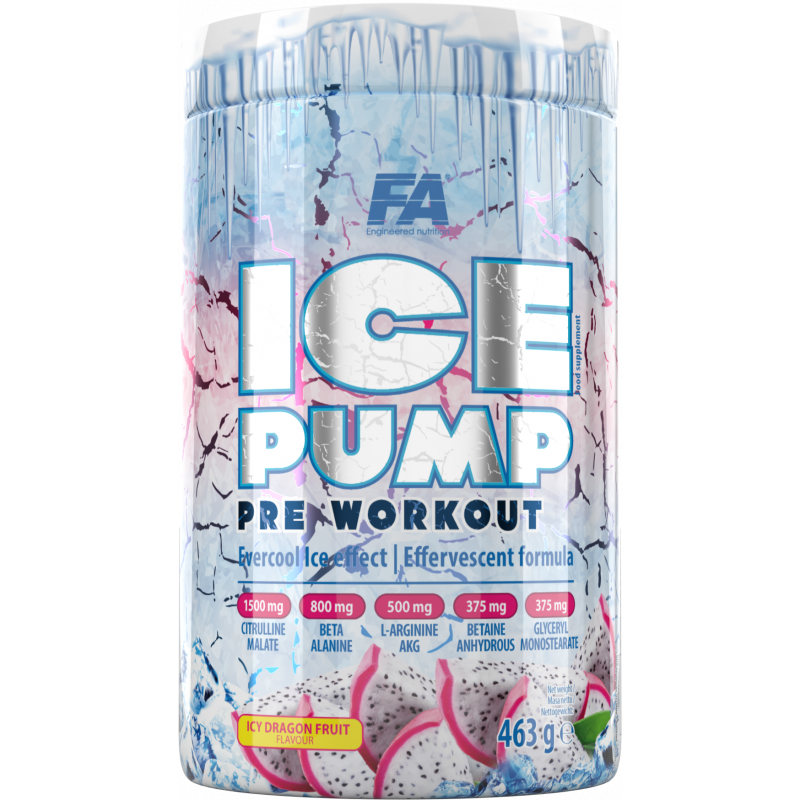 Fitness Authority ICE Pump Pre Workout 463g - Icy dragon fruit