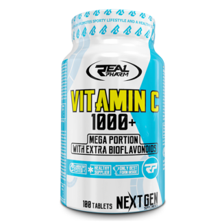 Real Pharm Vitamin C Witamina C 1000+ 100 Tabs