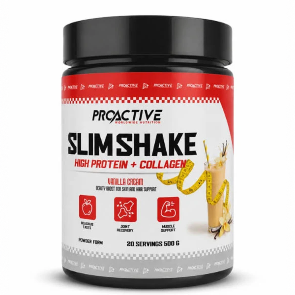 Proactive Slim Shake 500g - Vanilla Cream - obrazek 2