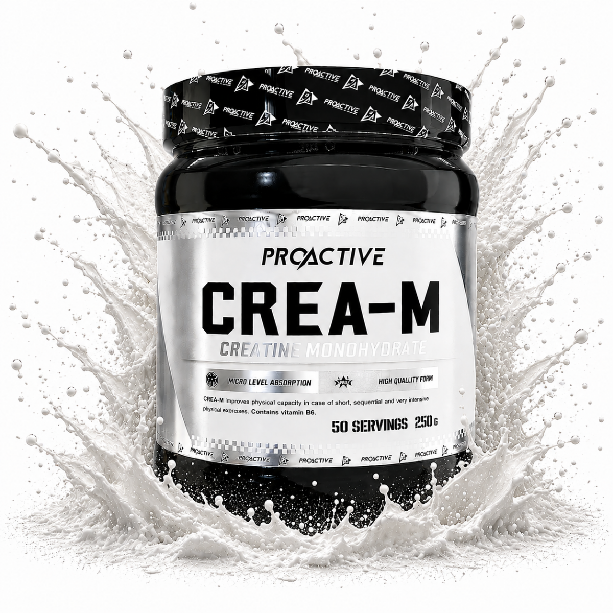 Proactive Crea M Creatine Monohydrate 250g - Natural - obrazek 2