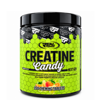 REAL PHARM CREATINE CANDY Kreatyna w Cukierkach – 200 tab do ssania